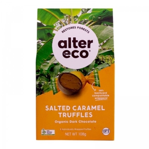 Alter Eco Organic Salted Caramel Chocolate Truffles 108g