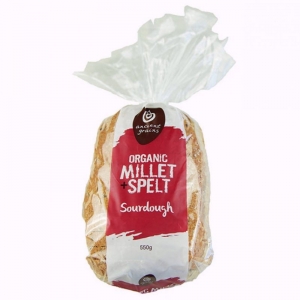 Ancient Grains Organic Millet & Spelt Sourdough Bread 550g