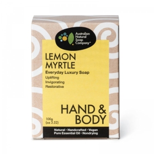 Australian Natural Soap Company Lemon Myrtle Soap Bar 100g