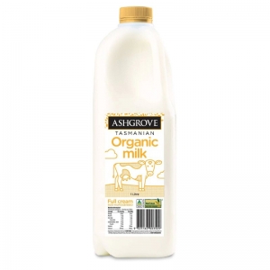 Ashgrove Organic Full Cream Milk 1L