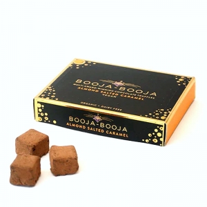 Booja Booja Organic Chocolate Truffles 92g (8 Pack) - Almond Salted Caramel