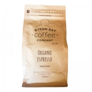 Byron Bay Coffee Co Organic Espresso 500g - Ground
