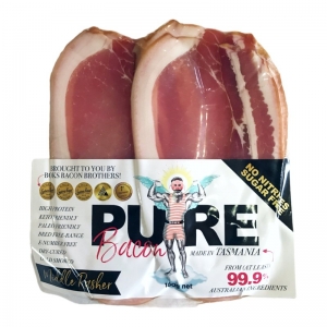 Boks Bacon Pure Middle Rasher Free Range Bacon (No Nitrate) 180G