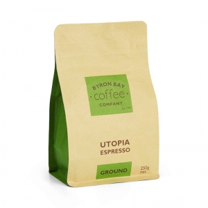 Byron Bay Coffee Organic Co Utopia Espresso 250g - Ground