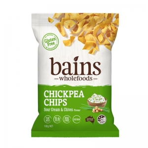 Bains Chickpea Chips 100g - Sour Cream & Chives