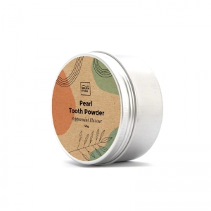 Brush It On Pearl Tooth Powder Tin 40g - Peppermint