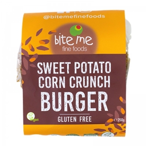 Bite Me Sweet Potato Corn Crunch Burger 250g (2 Pack)