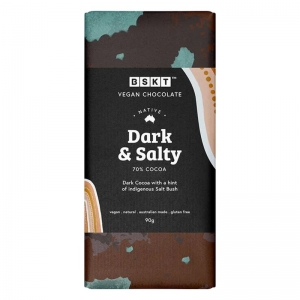 BSKT Wholefoods Native Chocolate 90g - Dark & Salty