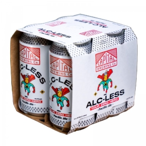 Capital Brewing Co Alc-Less Pacific Ale 375ml (4 Pack)