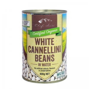 Chef's Choice Organic Cannellini Beans Can 400g