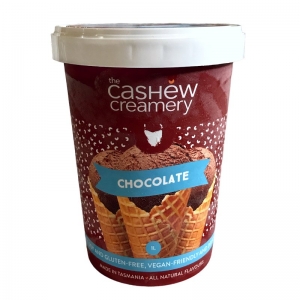 The Cashew Creamery Frozen Vegan Ice Cream Tub 1L - Chocolate