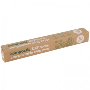 Compostic 100% Home Compostable Cling Wrap 30m