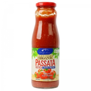 Chef's Choice Organic Passata Rustica Crushed Tomatoes 680g