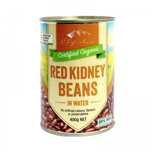 Chef's Choice Organic Red Kidney Beans Can 400g