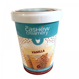 The Cashew Creamery Frozen Vegan Ice Cream Tub 1L - Vanilla