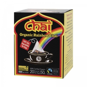 Chai Organic Rainbow Chai Tea Bags 60g (20 Bags)