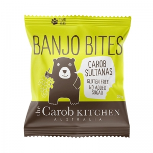 The Carob Kitchen Banjo Bites Carob Sultanas 20g