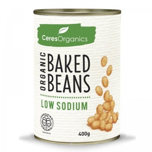 Ceres Organics Organic Baked Beans Low Sodium 400g