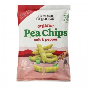 Ceres Organics Organic Pea Chips 100g - Salt & Pepper