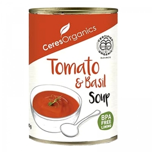 Ceres Organics Organic Tomato & Basil Soup 400g
