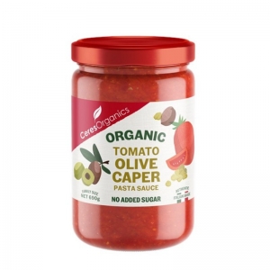 Ceres Organics Organic Tomato Olive Caper Pasta Sauce 690g