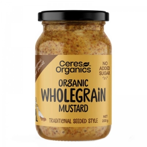 Ceres Organics Organic Wholegrain Mustard 200g