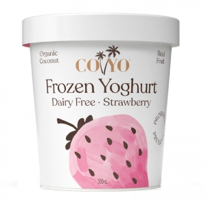 Coyo Frozen Coconut Yoghurt 500ml - Strawberry