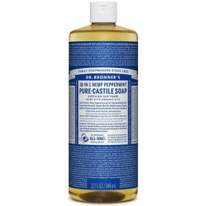 Dr Bronner's Organic Liquid Castile Soap Peppermint 946ml