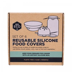 Ever Eco Reusable Silicone Food Covers Set (Set of 6)