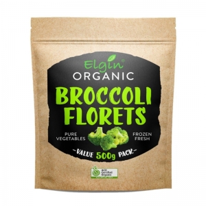 Elgin Frozen Organic Broccoli Florets 500g