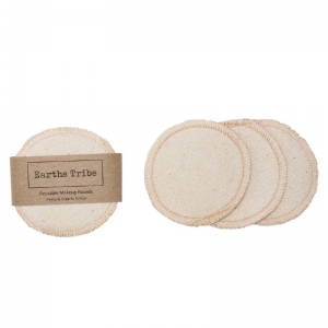 Earths Tribe Reusable Hemp Make-Up Rounds (10 Pack)