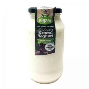 Elgaar Organic Natural Yoghurt 500ml