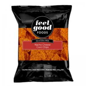 Feel Good Foods Nacho Cheese Corn Chips 400g