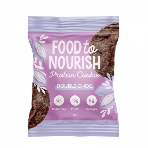 Food To Nourish Protein Cookie 60g - Double Choc