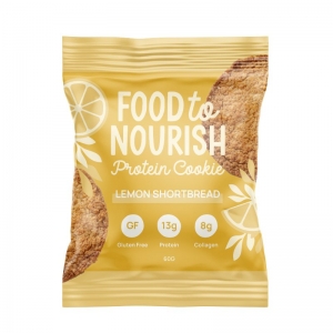 Food To Nourish Protein Cookie 60g - Lemon Shortbread