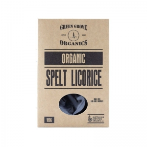 Green Grove Organic Spelt Licorice 180g