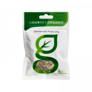 Gourmet Organic Herbs Cardamom Pods 25g