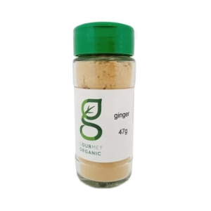 Gourmet Organic Herbs Ground Ginger Glass Shaker 47g