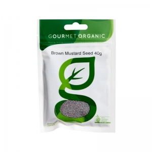 Gourmet Organic Herbs Mustard Seed Brown 40g