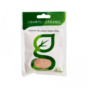 Gourmet Organic Herbs Mustard Seed Yellow 40g