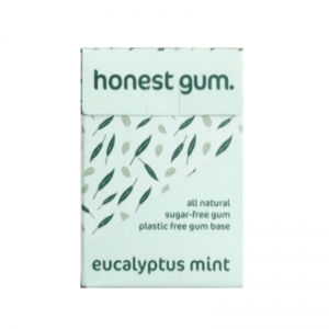 Honest Gum Natural Chewing Gum 17g (12 Pieces) - Eucalyptus Mint