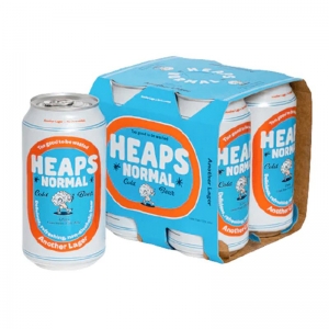 Heaps Normal Non-Alcoholic Beer 375ml (4 Pack) - Another Lager