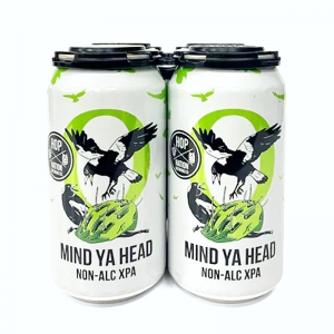 Hop Nation Brewing Co Non-Alcoholic Beer 375ml (4 Pack) - Mind Ya Head XPA