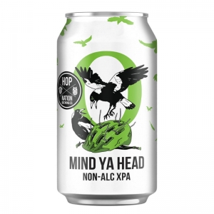 Hop Nation Brewing Co Non-Alcoholic Beer 375ml - Mind Ya Head XPA