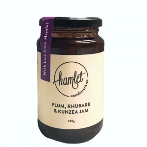 Hamlet Condiment Co Plum, Rhubarb & Kunzea Jam 450g