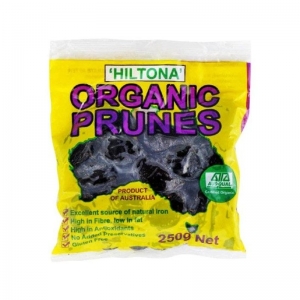 Hiltona Organic Australian Prunes (With Pit) 250g