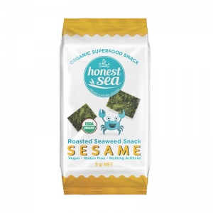 Honest Sea Organic Seaweed Snacks Sesame 5g