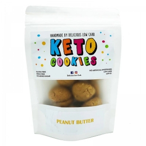 Delicious Low Carb Keto Cookies 100g - Peanut Butter