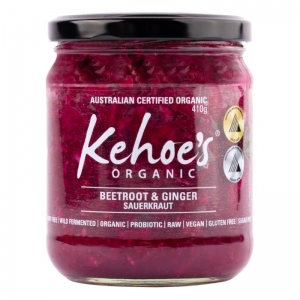 Kehoe's Kitchen Organic Sauerkraut 410g - Beetroot & Ginger