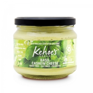 Kehoe's Kitchen Organic Vegan Cashew Cheese 250g - Basil Pesto